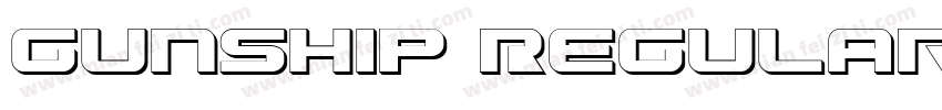 Gunship Regular字体转换